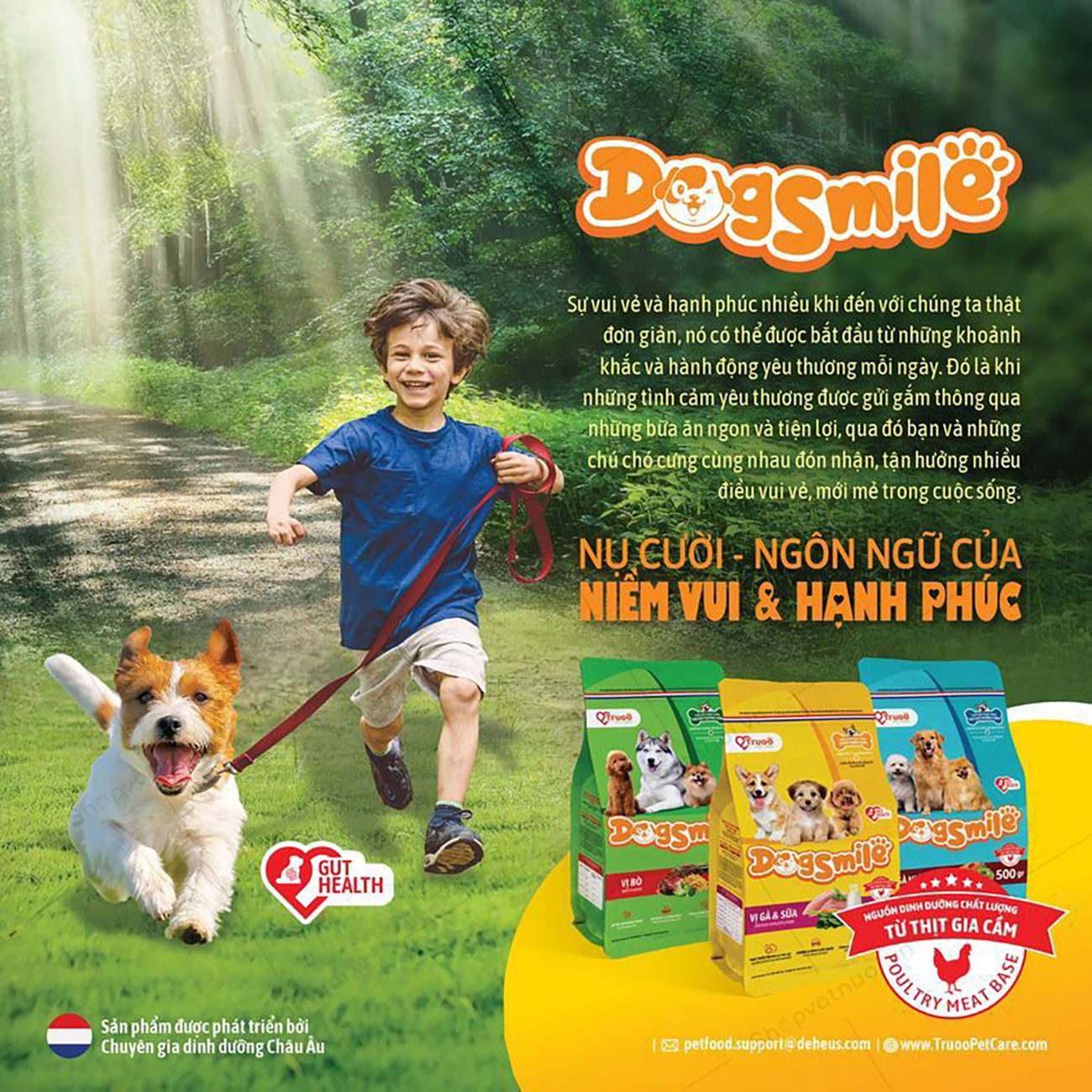 Hạt cho chó DogSmile 500g Dành cho mọi giống chó - Cutepets