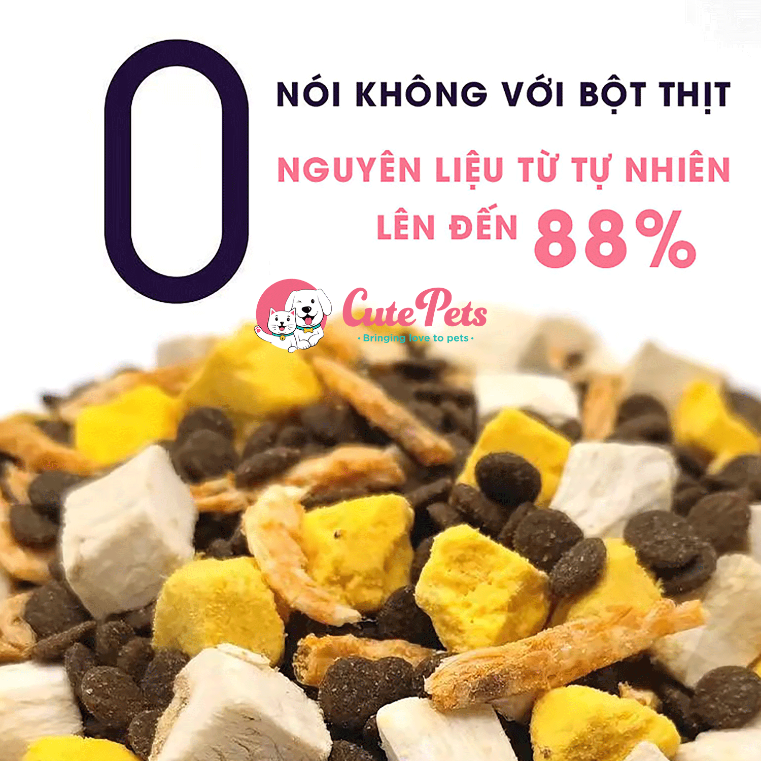 Hạt cho mèo langlike Mix topping không ngũ cốc 5kg - Cutepets
