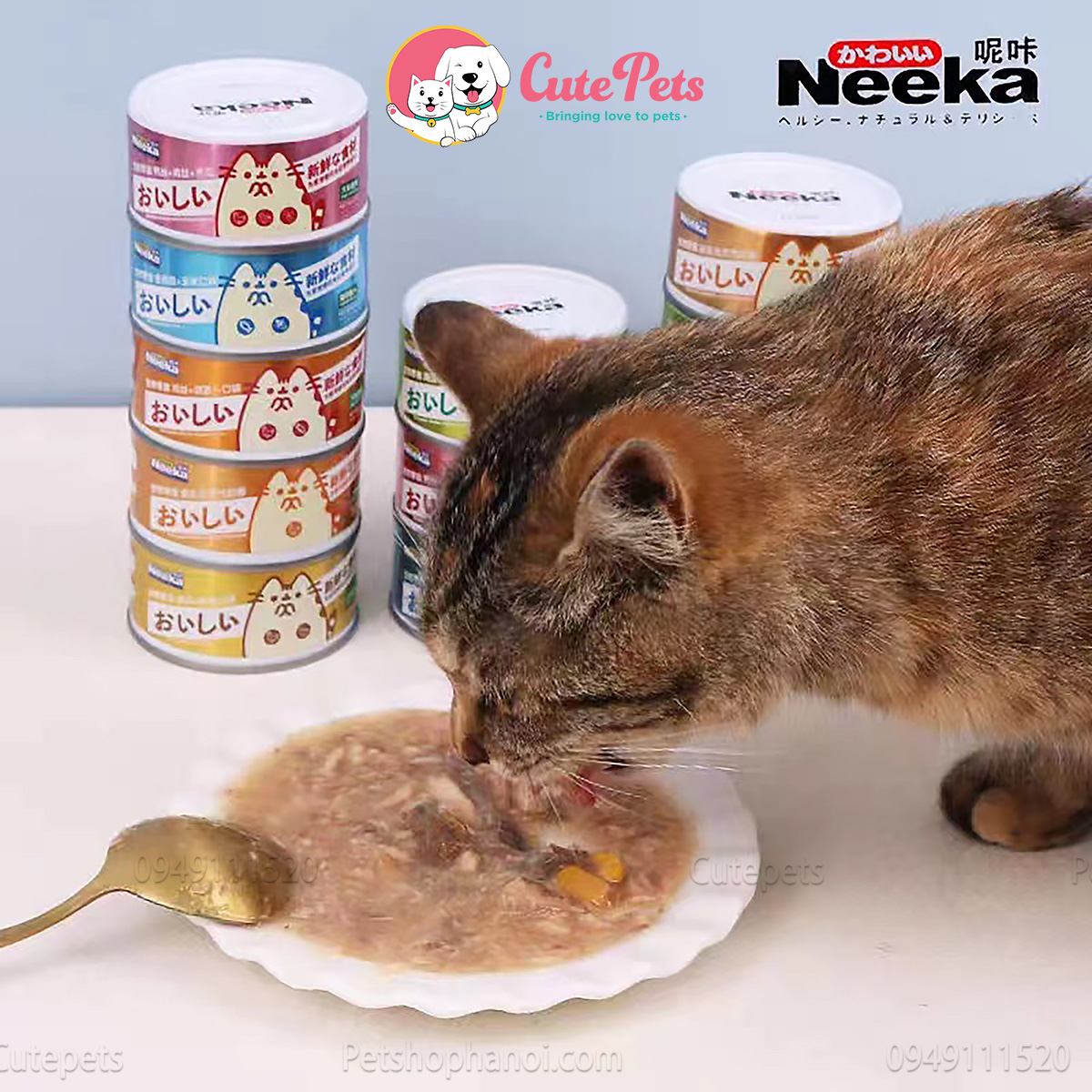 Pate mèo Neeka lon 85g - Cutepets