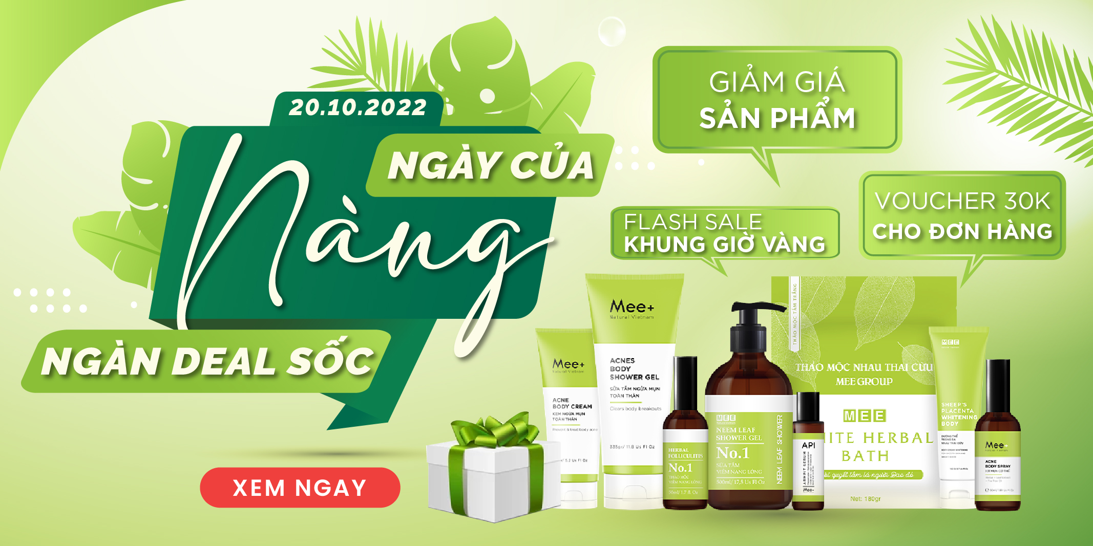 Mee Natural: NGÀY CỦA NÀNG - HÀNG NGÀN DEAL SỐC