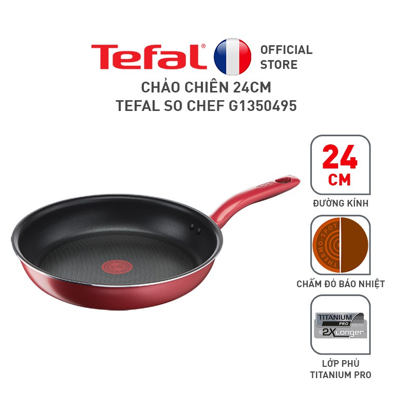 Chảo chống dính Tefal So Chef 24cm