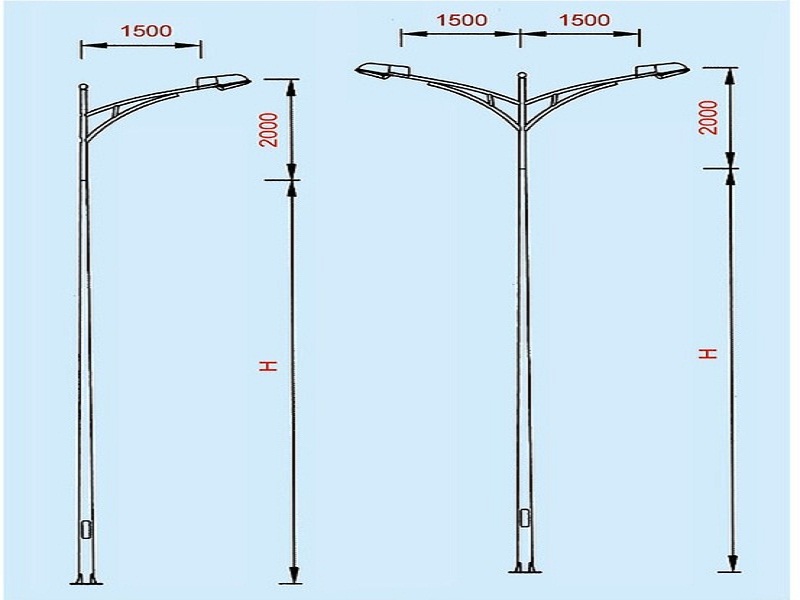 Cột đèn cao áp TL03
