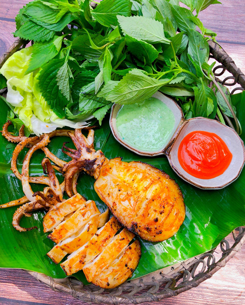 Mực nang nướng muối ớt 24h Seamart