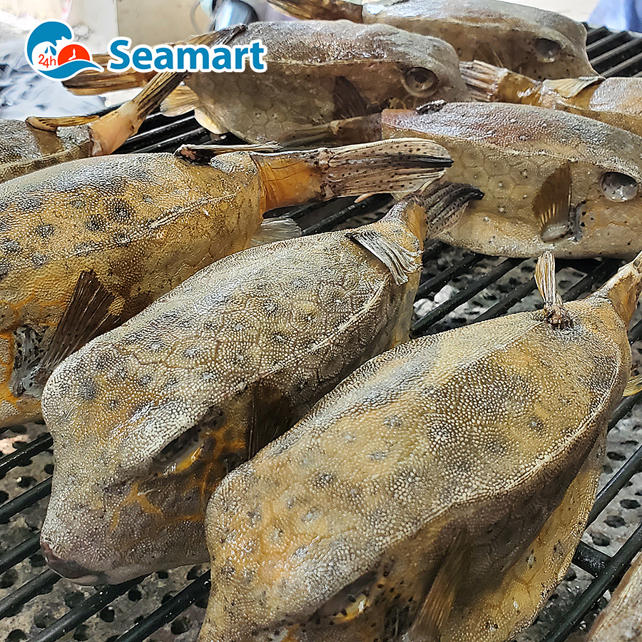 Cá bò hòm nướng mọi - 24h Seamart
