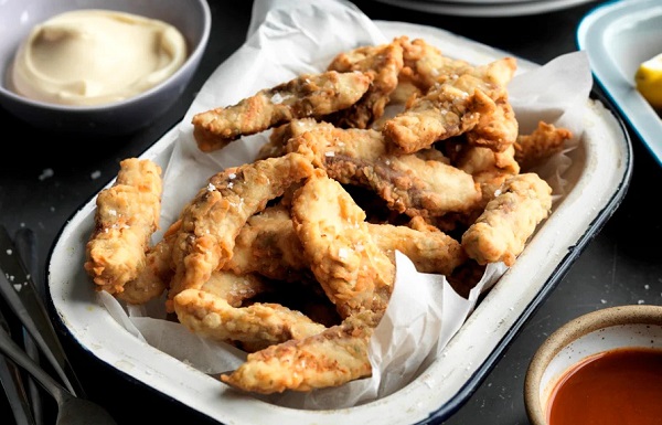 cá tầm chiền giòn