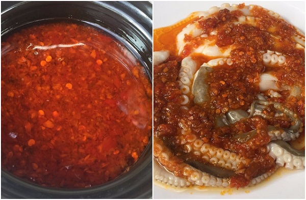 cách ướp bạch tuộc nướng sa tế