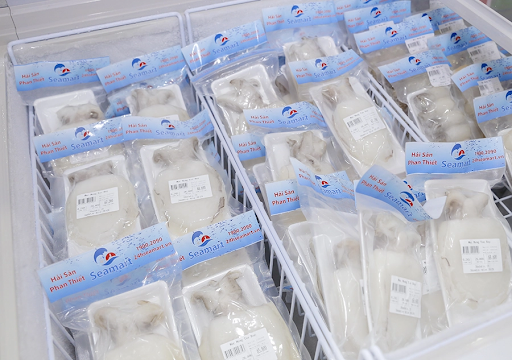 Giá mực nang cấp đông size lớn 24h Seamart