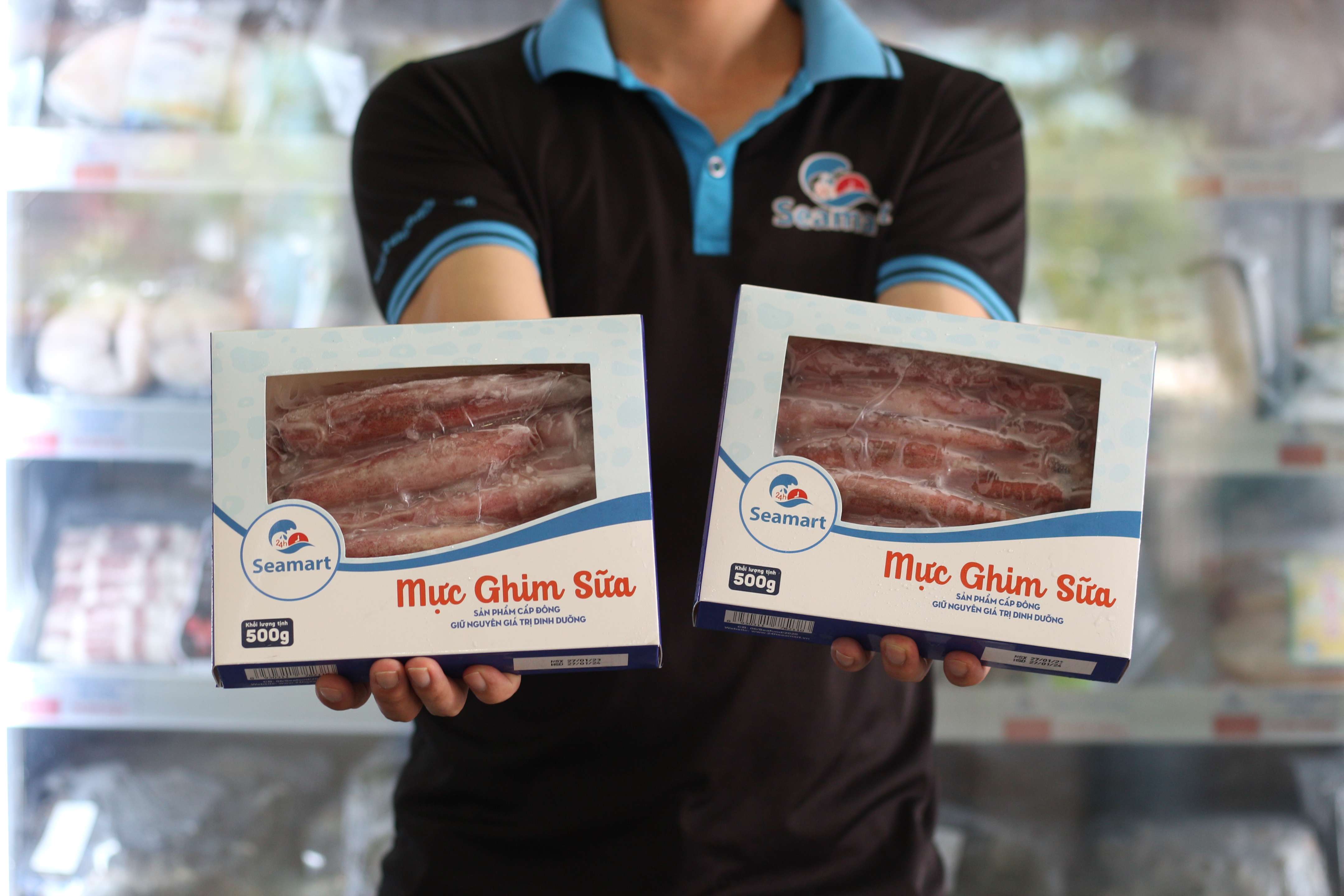 Giá mực ghim trứng tại 24h Seamart