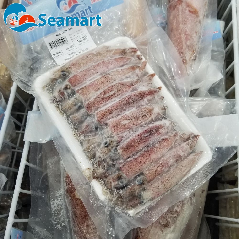 Mẹo chọn mực ghim trứng ngon của 24h Seamart