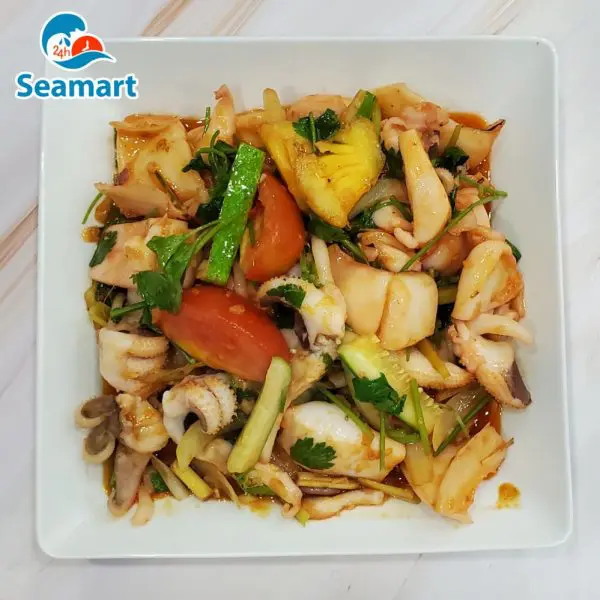 Mực nang xào chua ngọt 24h Seamart