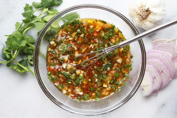 nước chấm bạch tuộc nướng