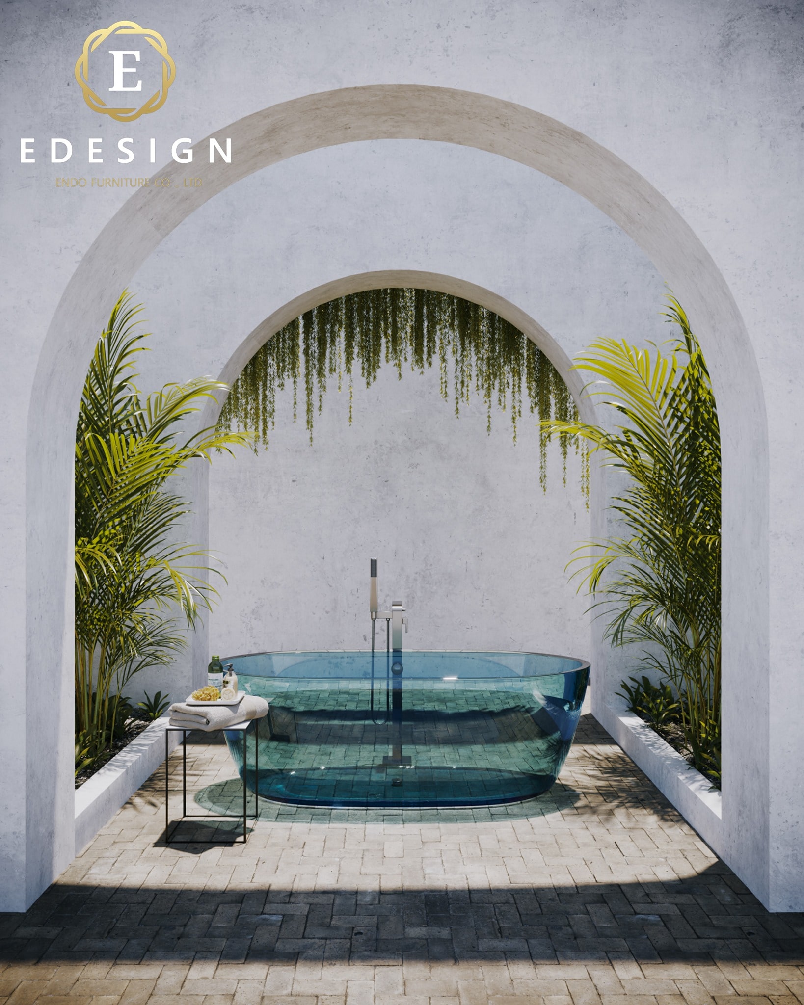 Bồn tắm chất liệu nhựa Acrylic cao cấp