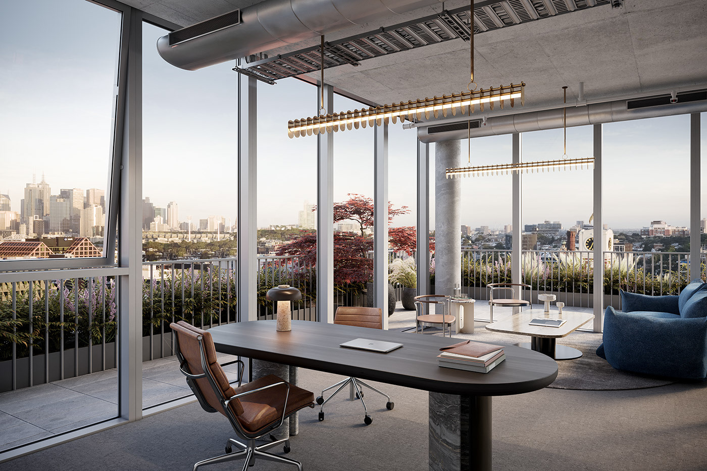 không gian tràn ngập sức sống