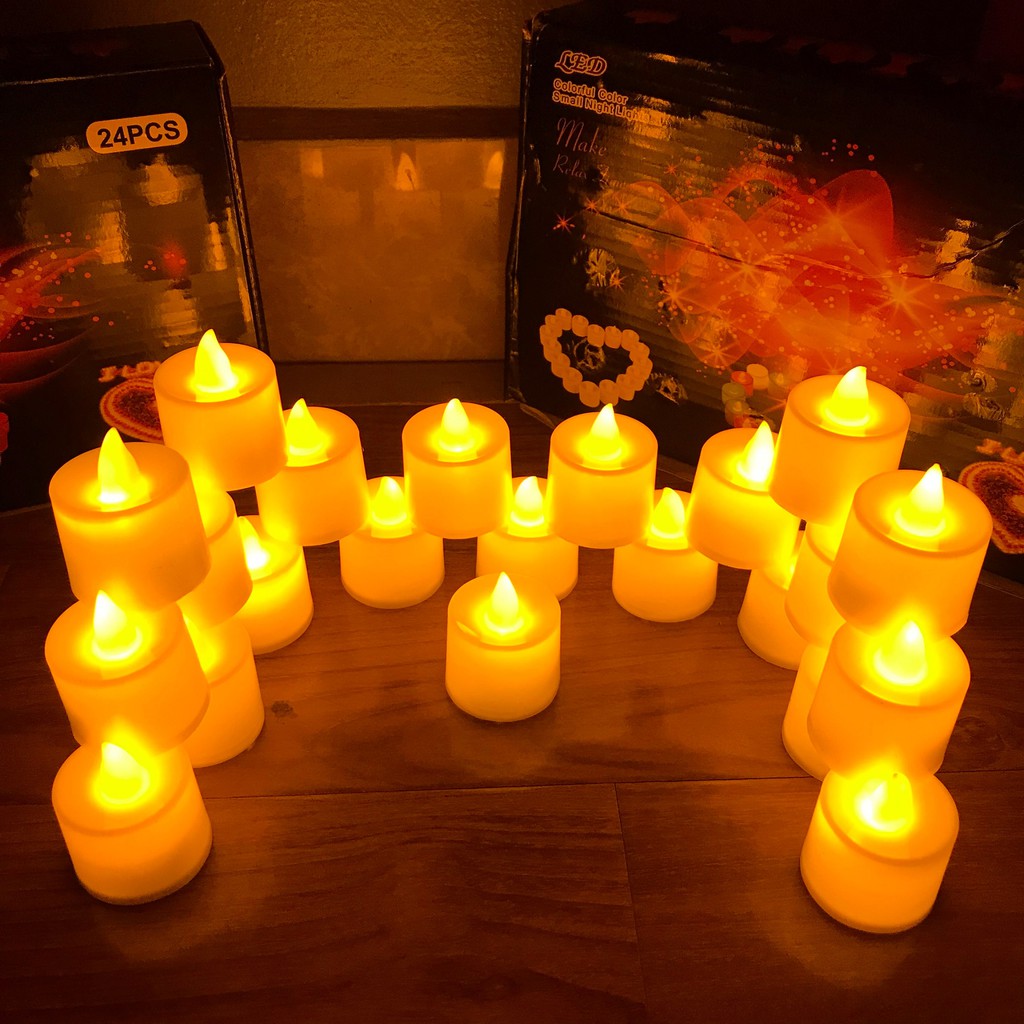 Ánh sáng ấm áp từ đèn nến