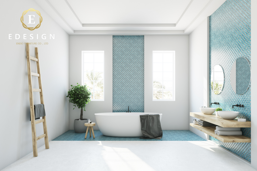 Gạch ốp hoa văn cho phòng tắm