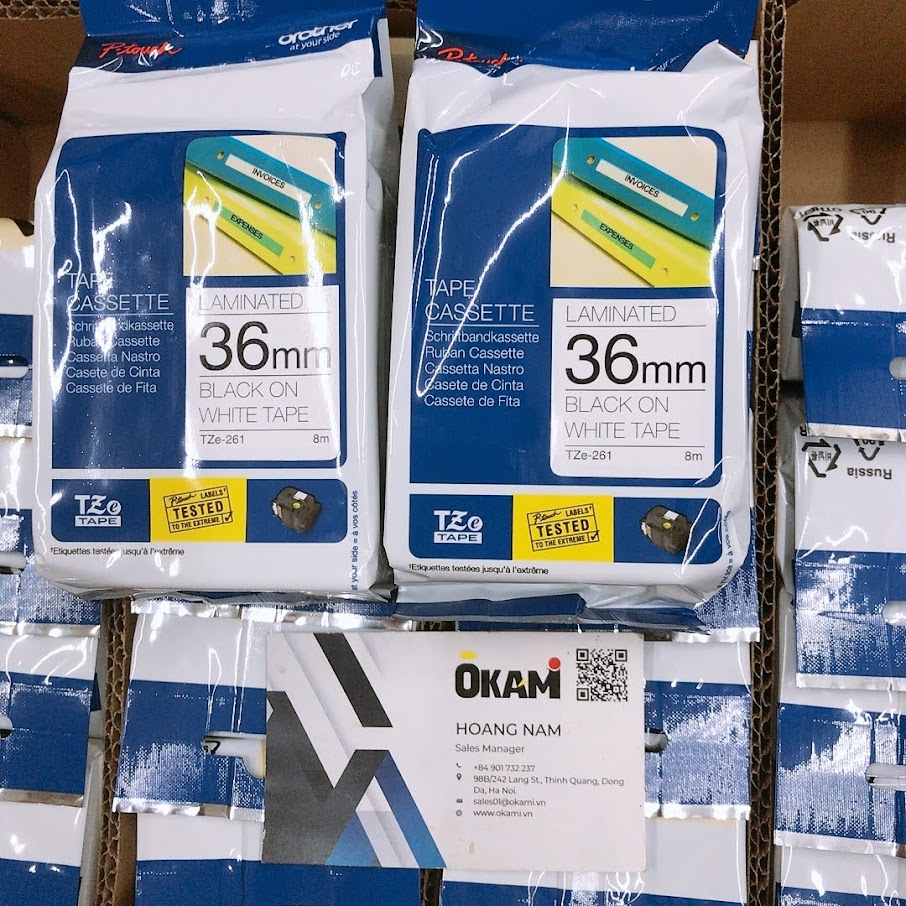 Phân phối băng nhãn máy in Brother chính hãng