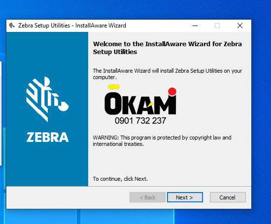 Cài đặt driver máy in Zebra 110xi4