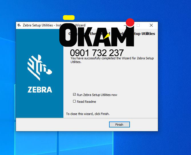 Cài đặt driver máy in Zebra S4M