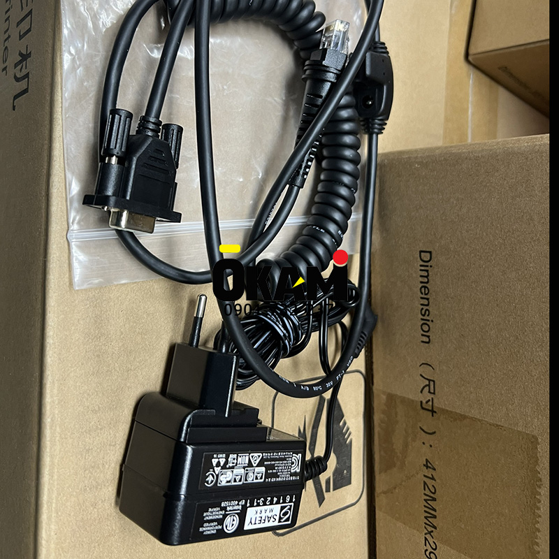 Cáp RS232 kèm nguồn máy đọc mã vạch Honeywell