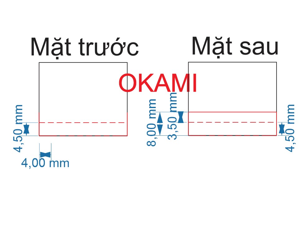 Decal 30x25 bế 2 mặt, cuộn dài 100m