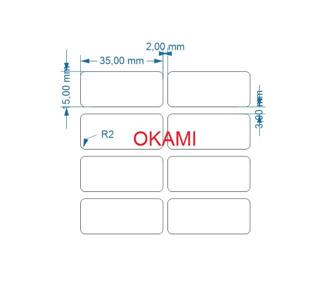 Decal in mã vạch 35x15 cuộn 50m