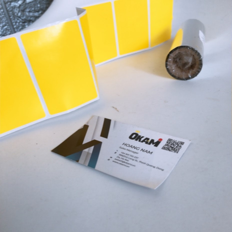 bán decal màu vàng