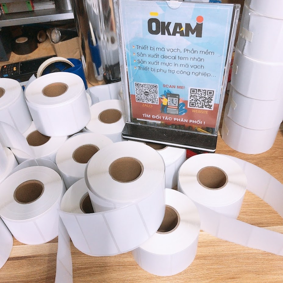 Sản xuất Decal in mã vạch sản xuất chính hãng