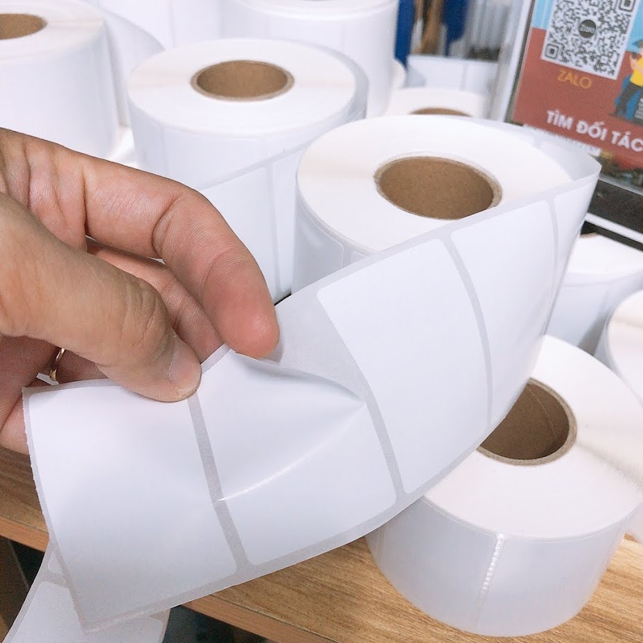 Decal in mã vạch sản xuất chính hãng