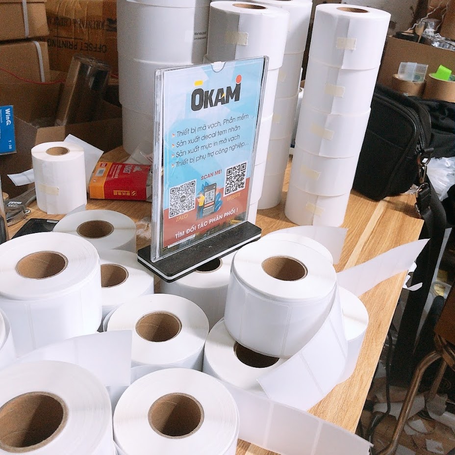 Giá Decal in mã vạch sản xuất chính hãng