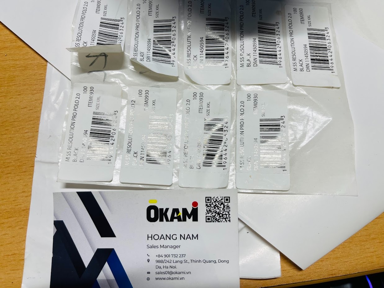 Decal khử keo okami