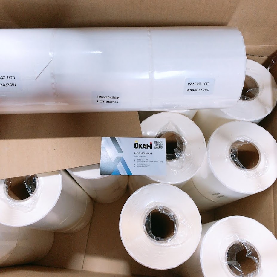 Decal PVC 105x70mm x50m