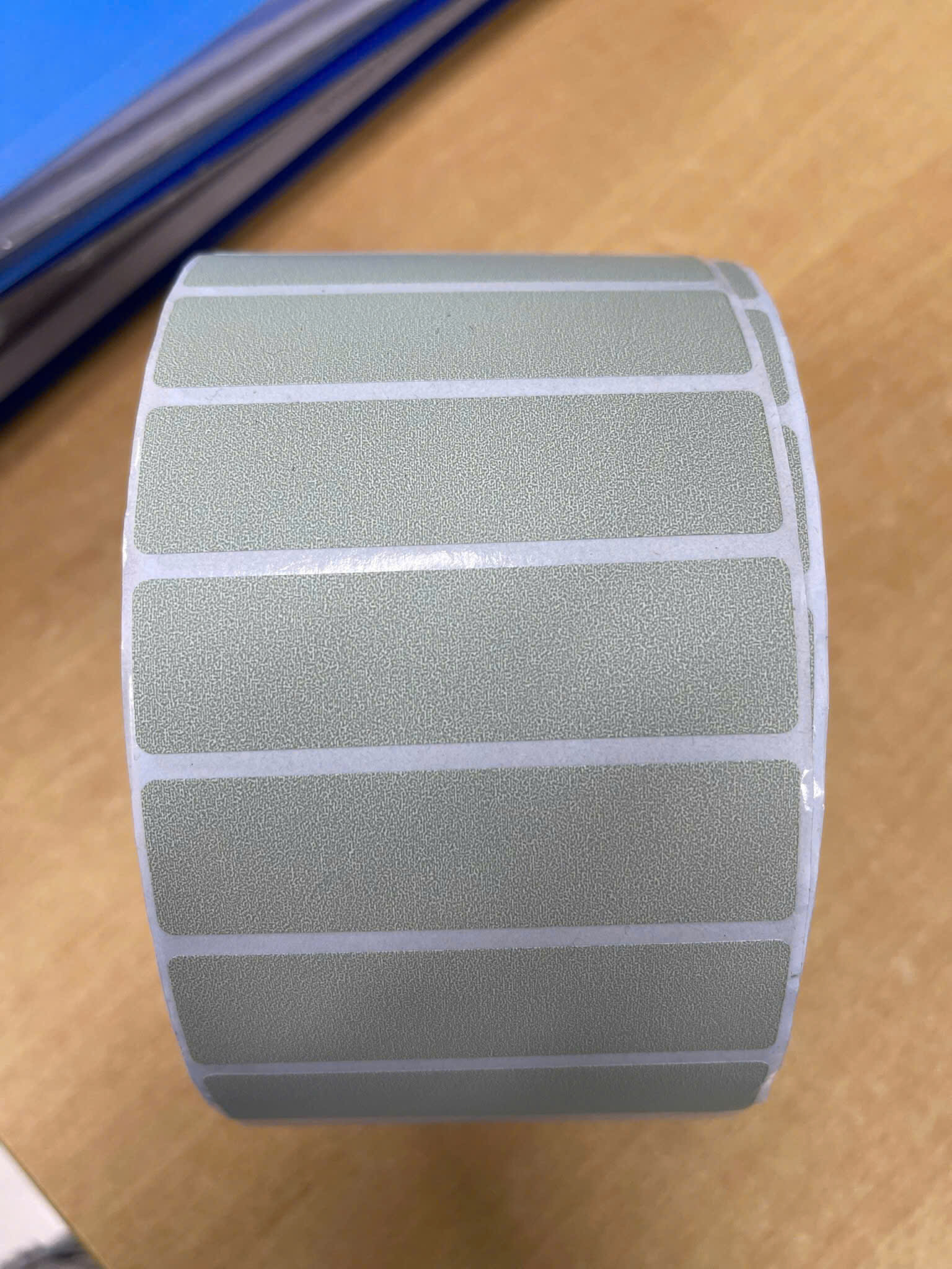 Decal PVC 85x15 màu xanh cuộn 100m