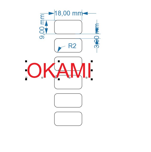 Decal xi bạc 18x9mm