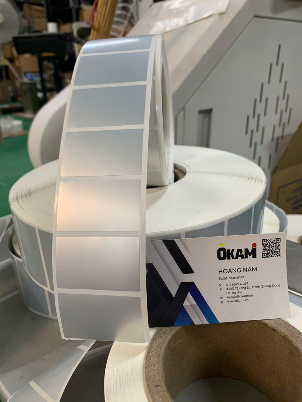 Decal xi bạc 50x30 cuộn dài 50m