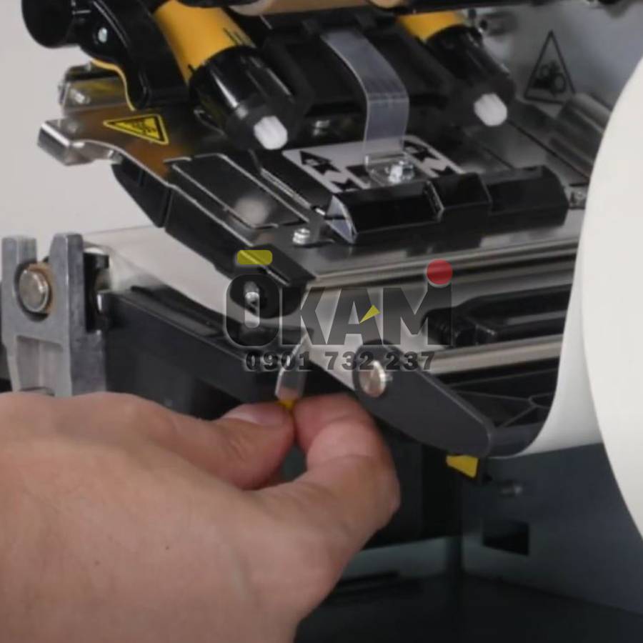 Hướng dẫn lắp decal và mực in cho Zebra ZT231