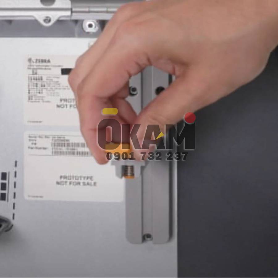 Hướng dẫn lắp decal và mực in cho Zebra ZT231