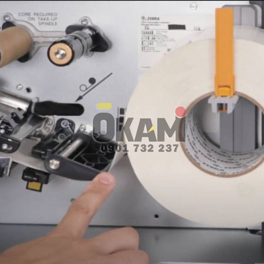 Hướng dẫn lắp decal và mực in cho Zebra ZT231