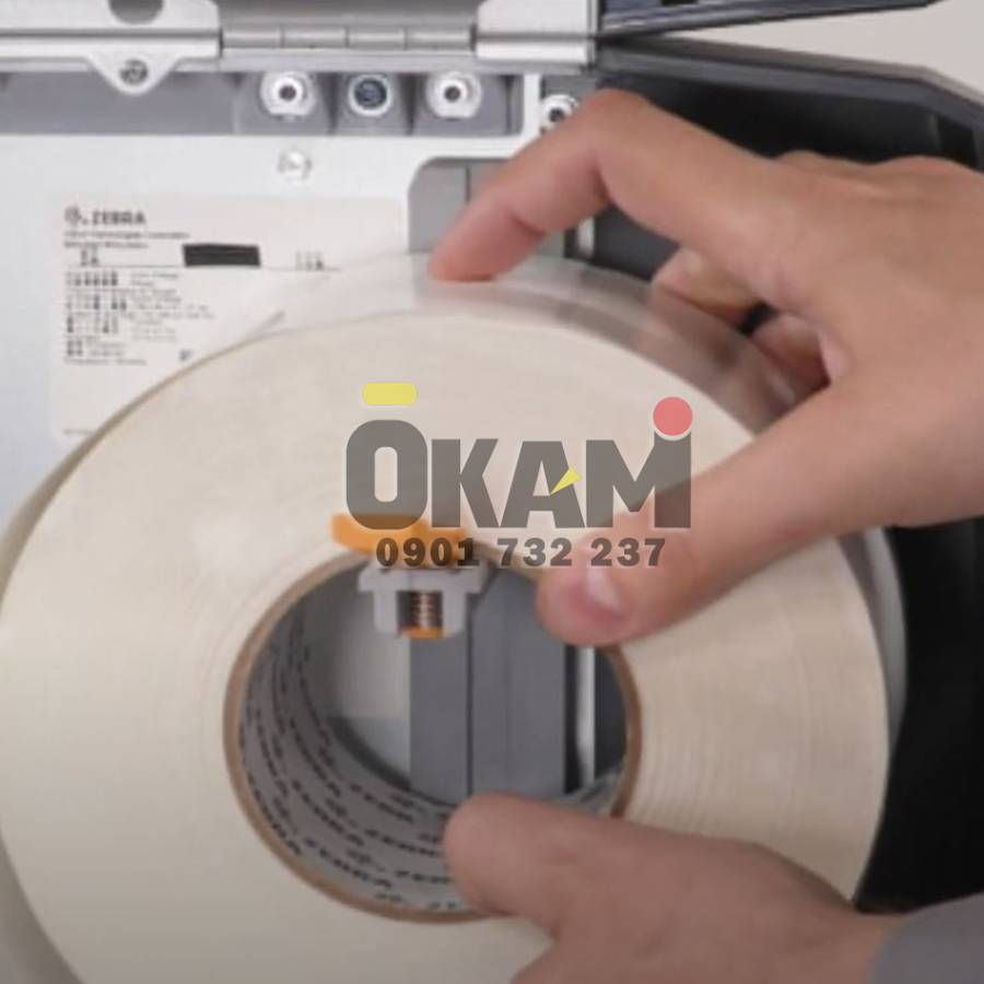 Hướng dẫn lắp decal và mực in cho Zebra ZT231