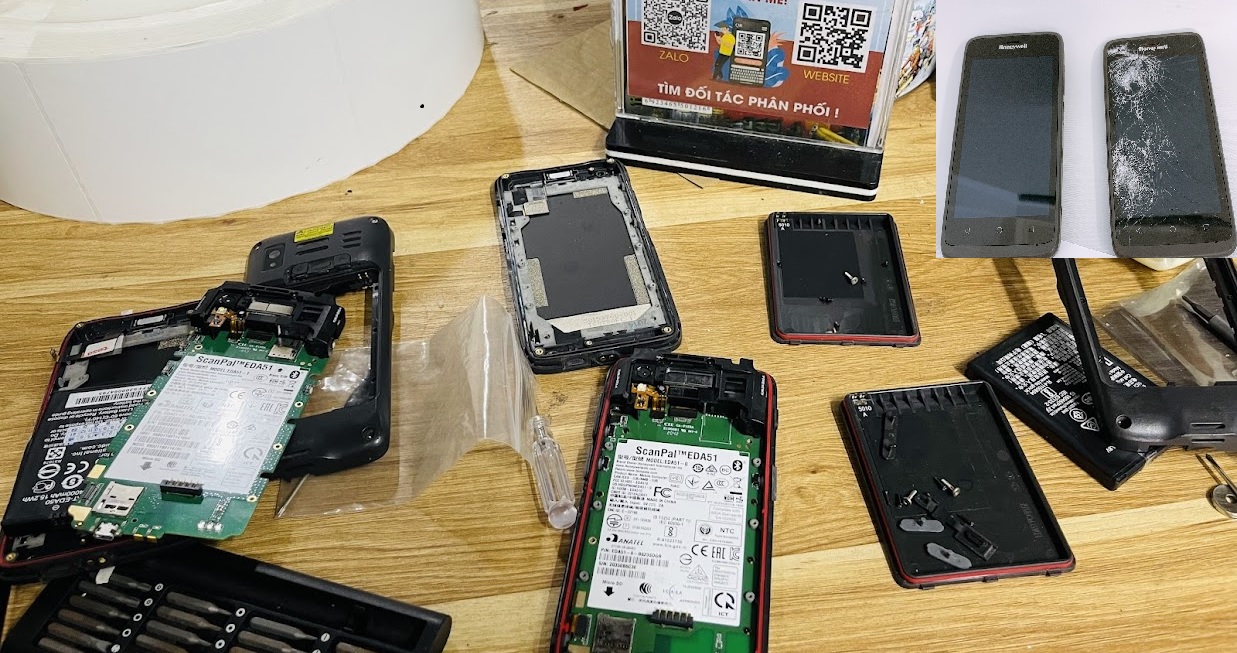 màn hình máy quét mã vạch Honeywell