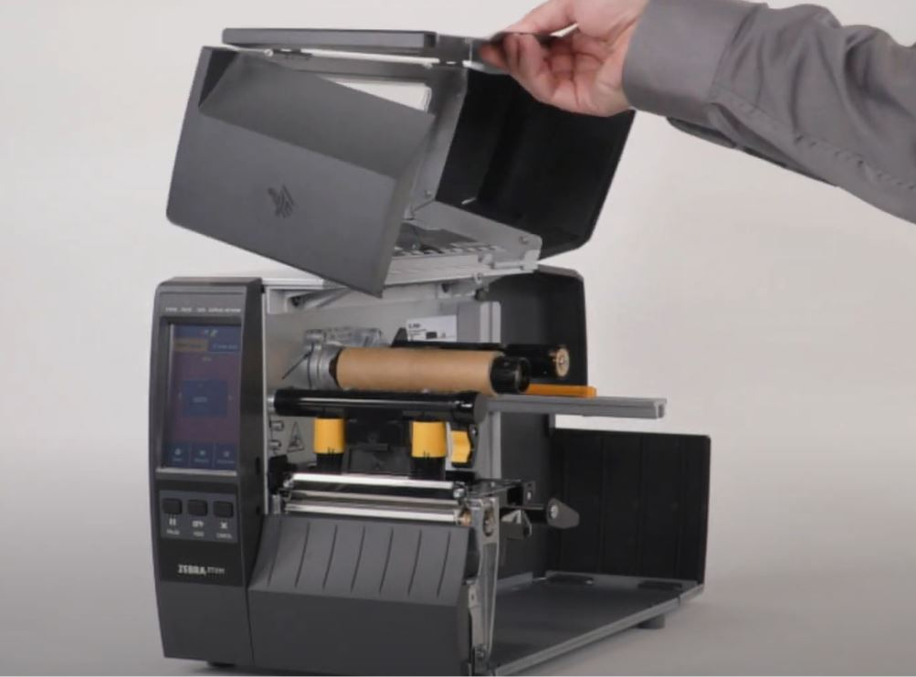 Hướng dẫn lắp decal và mực in cho Zebra ZT231