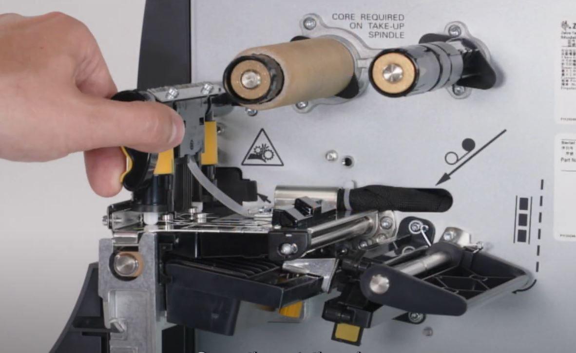 Hướng dẫn lắp decal và mực in cho Zebra ZT231