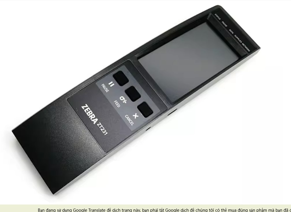 man hinh cam ung zebra ZT231