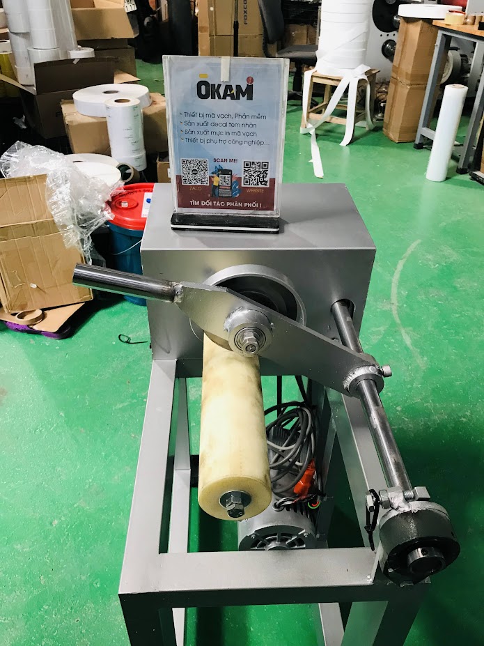 Máy cắt ống giấy Okami