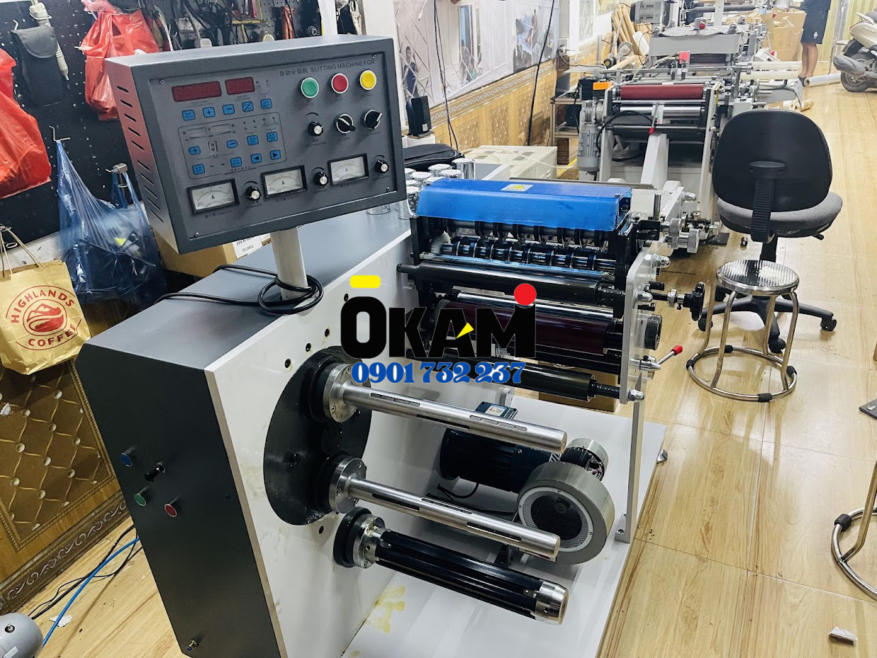 Máy chia decal dạng cuộn OSM350 chính hãng