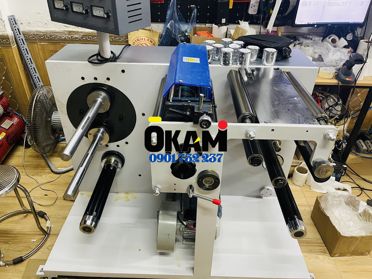 Máy chia decal dạng cuộn OSM350 giá rẻ