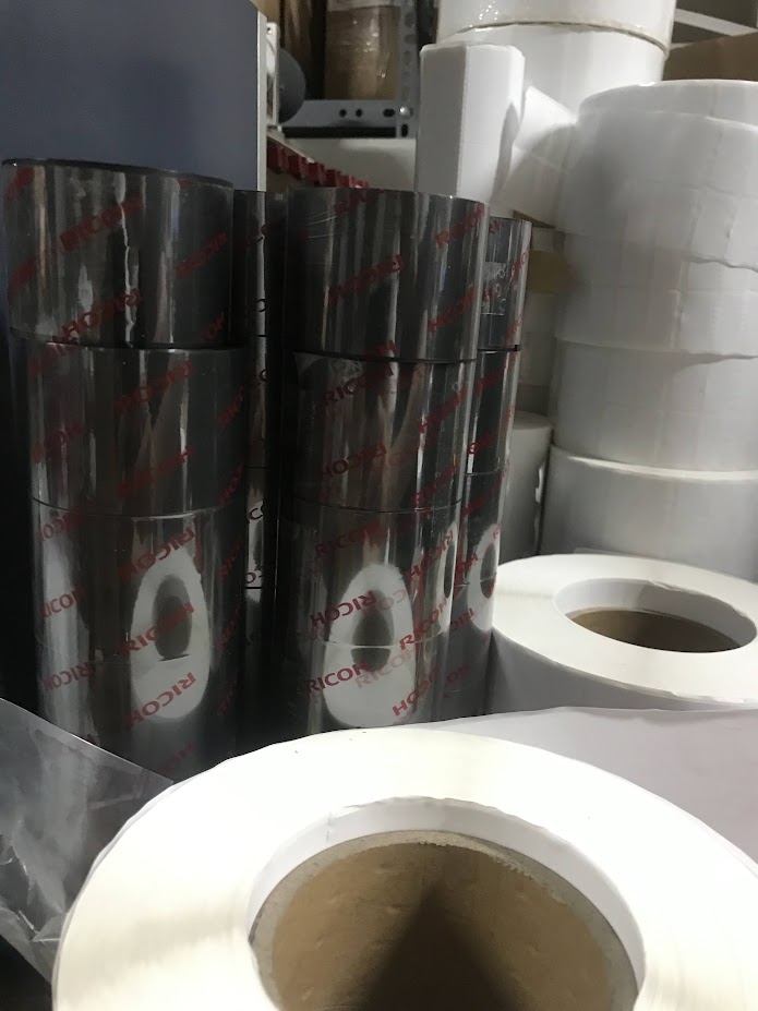 Mực in mã vạch Ricoh B110CR 45x300m