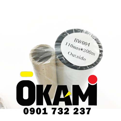 Mực in mã vạch Resin BW004 110mm x 300m