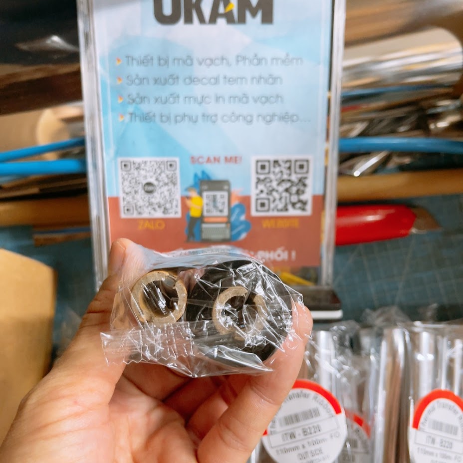 Mực in mã vạch B220 ITW 110x100 chính hãng