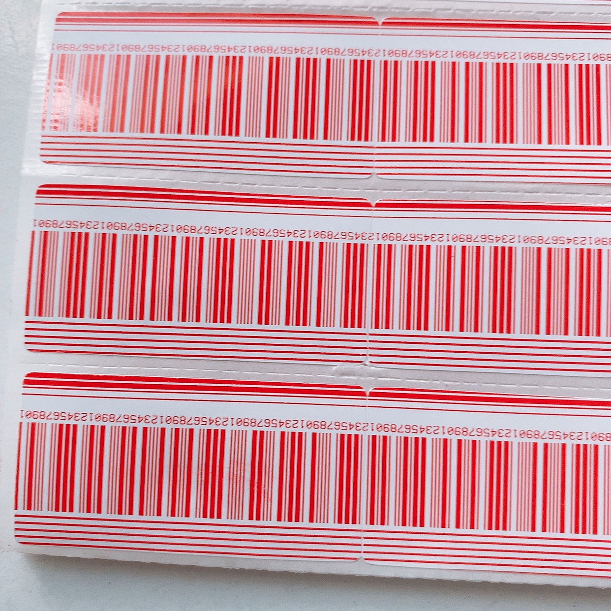 bán Mực in mã vạch màu đỏ