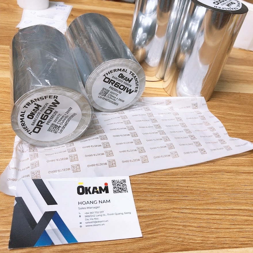 muc in ma vach resin trang OR601